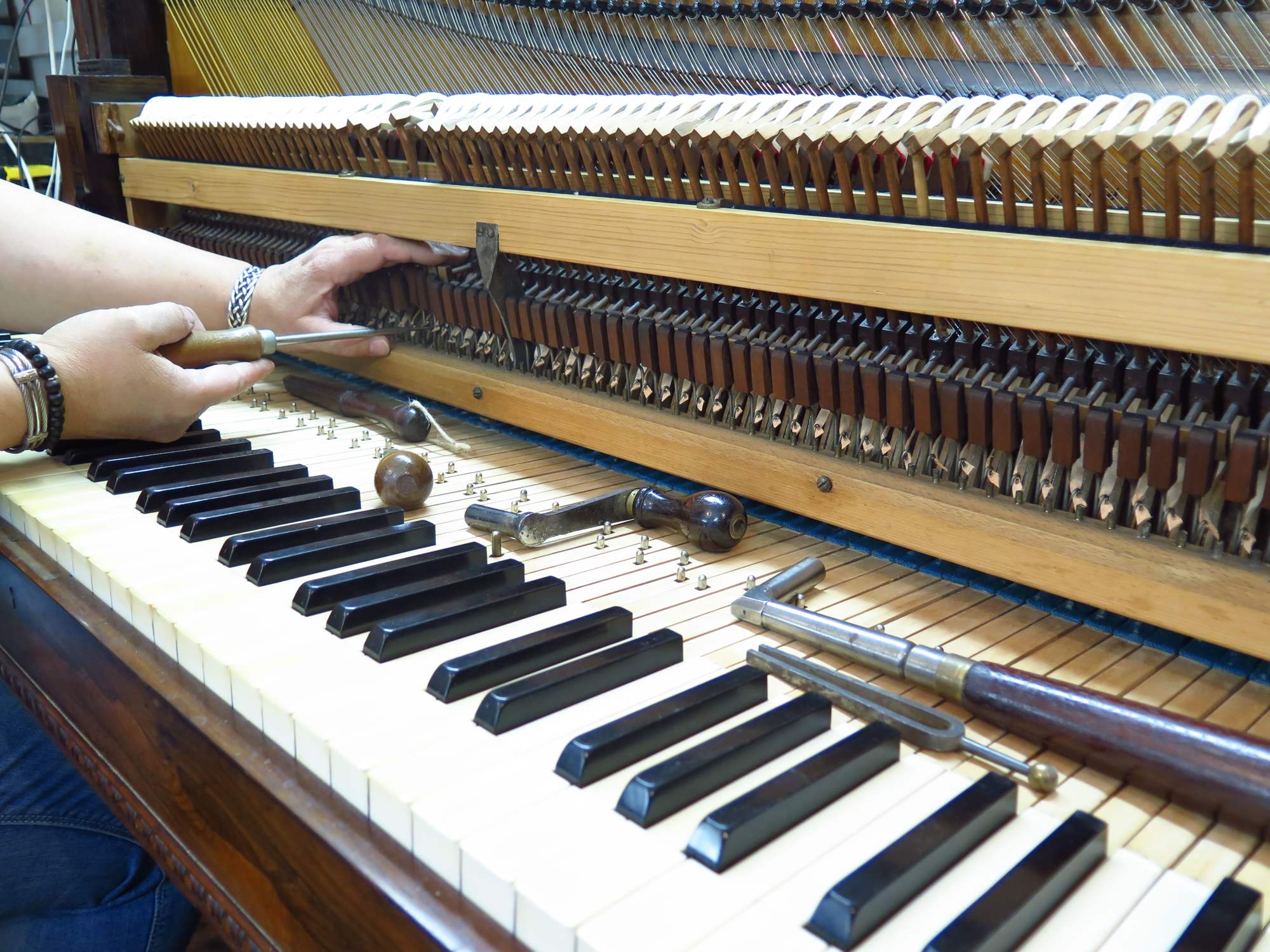 conservation complète du piano