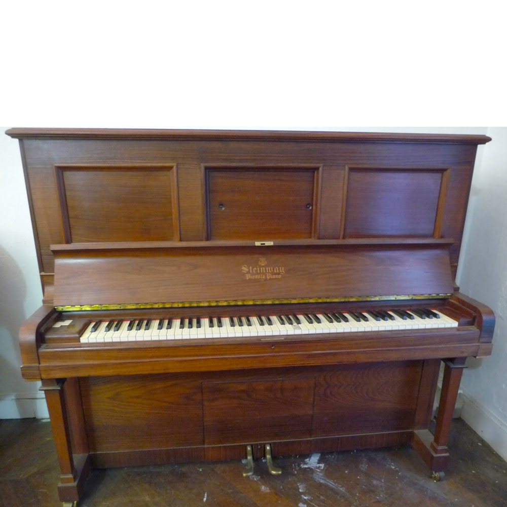 Pianola Piano Steinway droit 1911