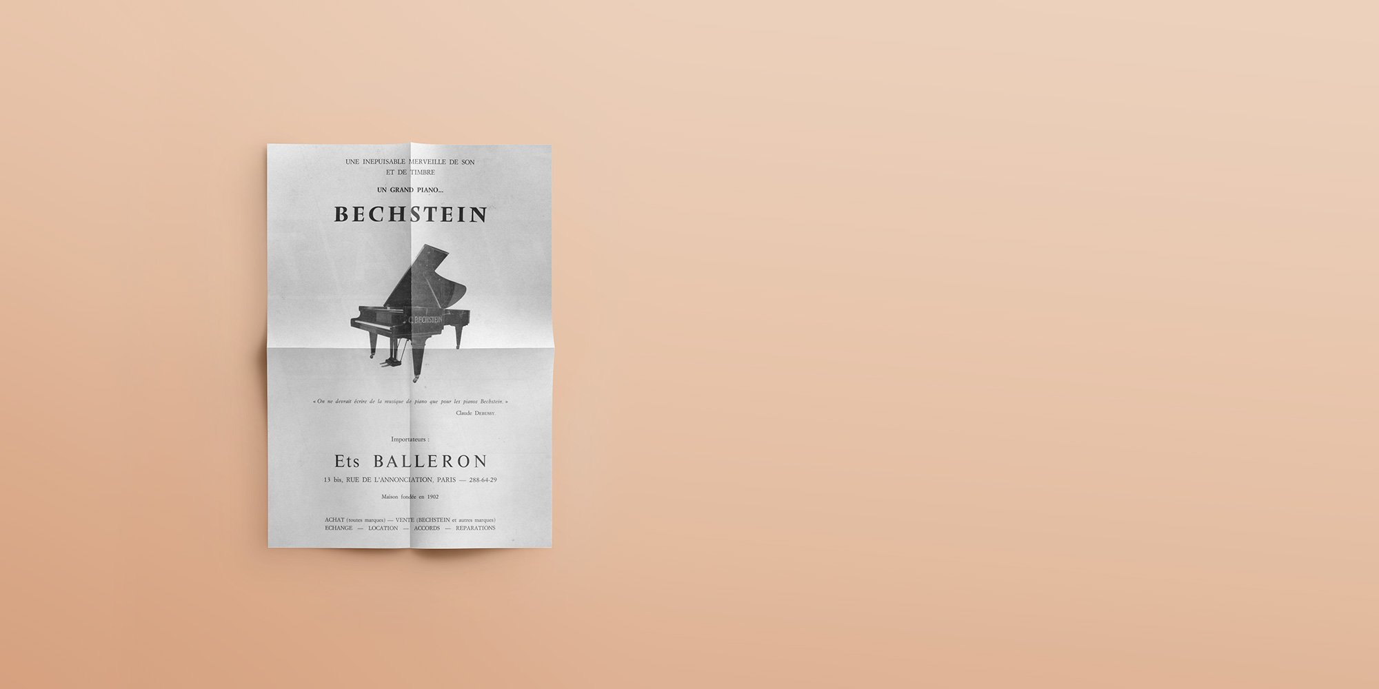 Histoire des pianos Balleron 